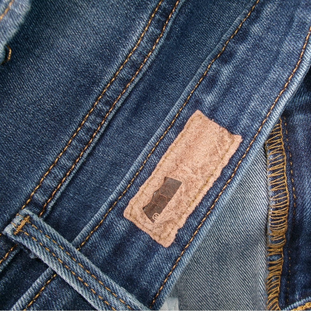 Levi's Indigo Blue Slim Jeans with Contrast Stitching